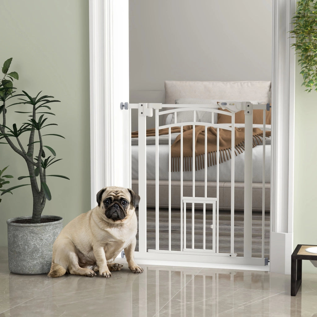 Barriera per animali ¨C zephmum ¨C nero acciaio 74-80 cm