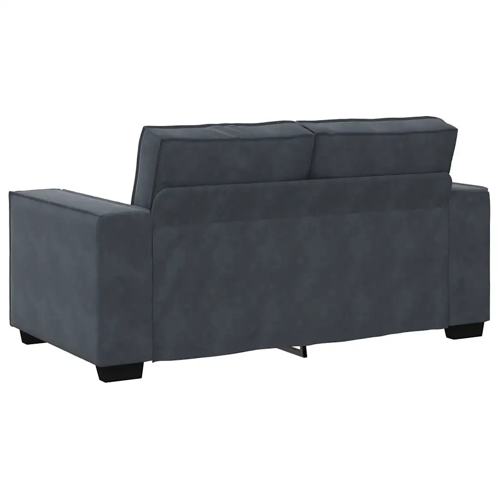 Divano a 2 Posti-Sofa 2 Posti grigio scuro 120 cm in Velluto 732846