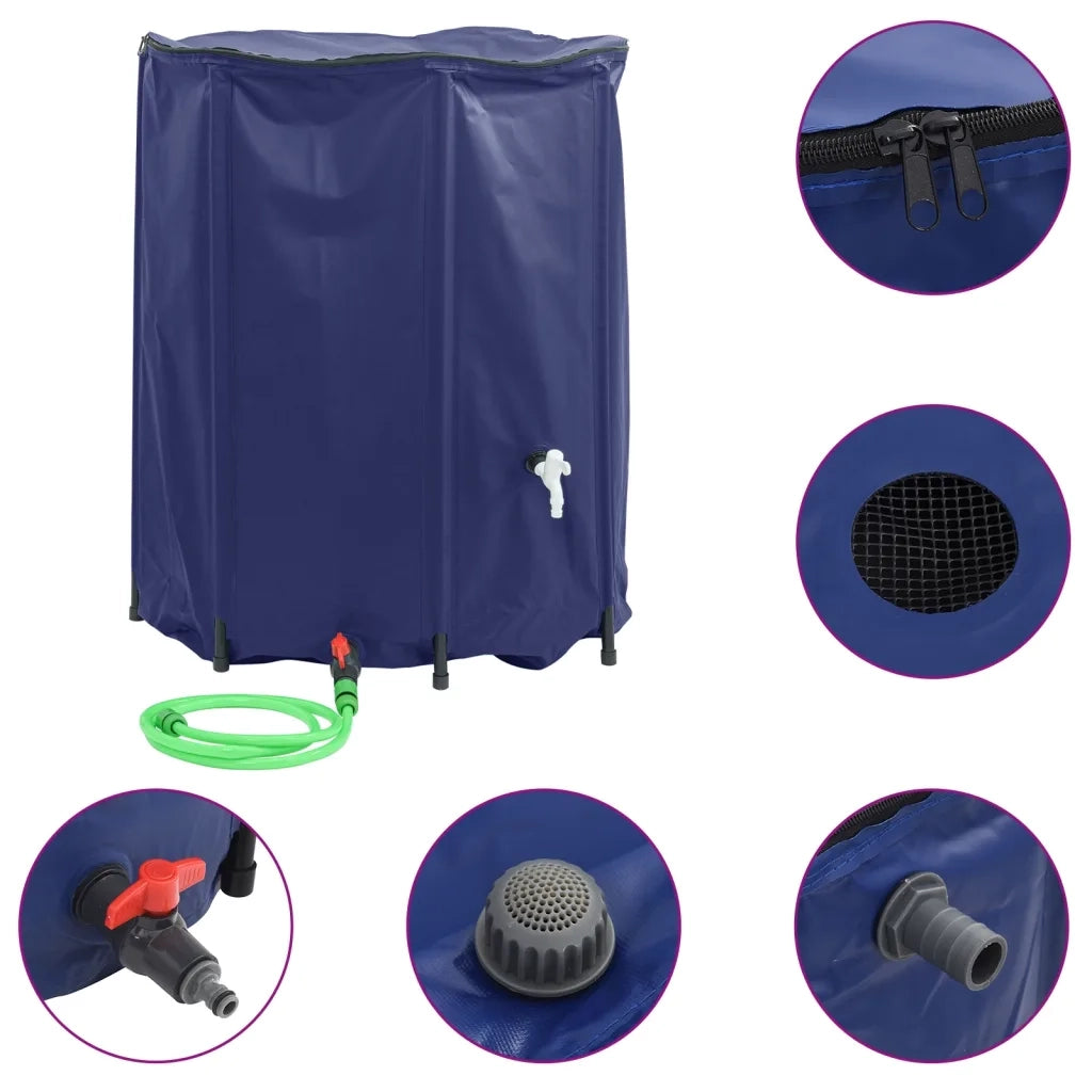 Serbatoio Acqua con Rubinetto Pieghevole 1250 L in PVCcod mxl 91026