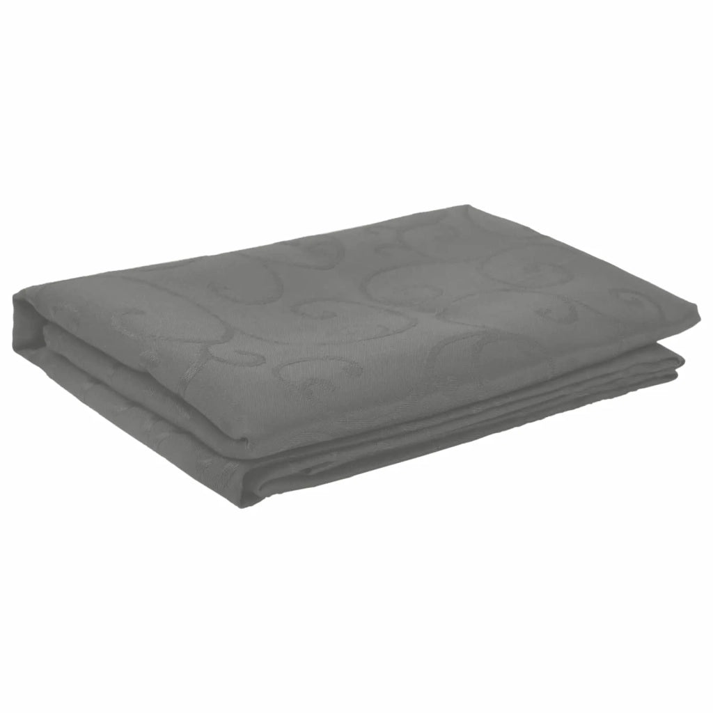 Tovaglia da Tavolo Rettangolare Grigio Chiaro 140 x 180 cm 42040101