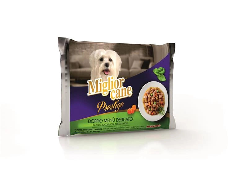 MIGLIOR CANE PRESTIGE MENU DELICATO 100 GRAMMI 4 PZ