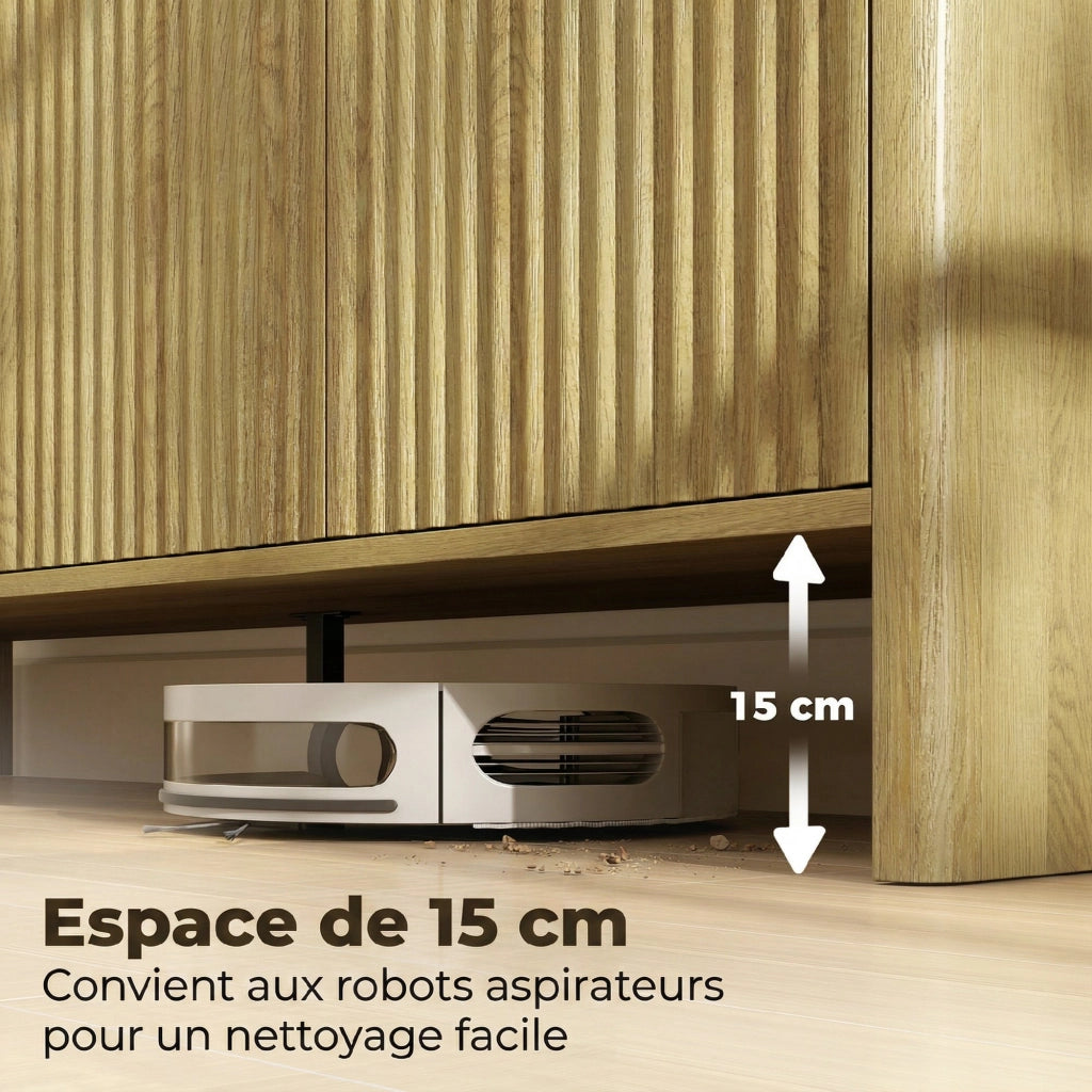 Credenza con 4 ante ¨C Minimal ¨C quercia 147x40x77