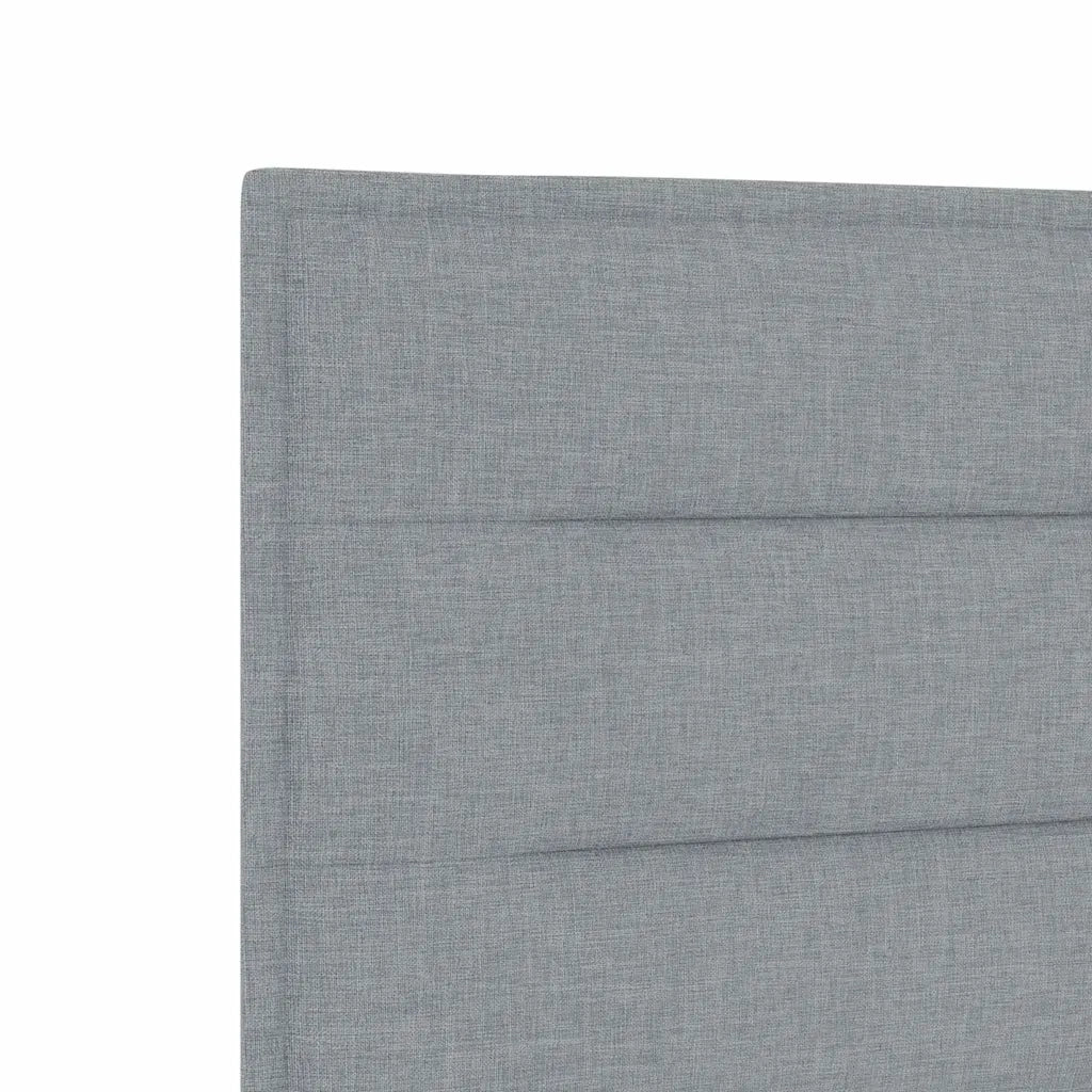 Testiera | Testata Grigio chiaro 144 cm Tessuto