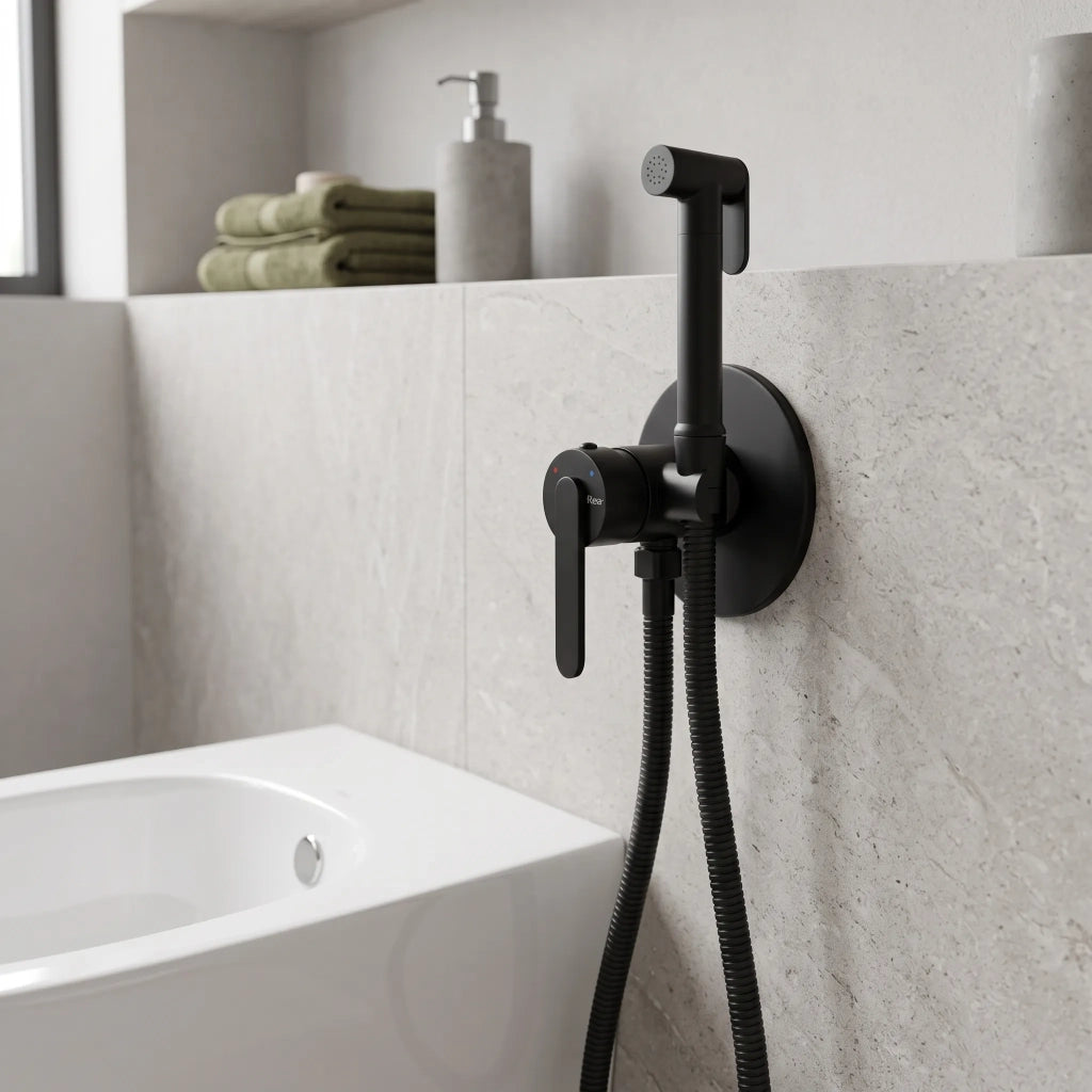 Rubinetto Bidet Rea Ontario Black