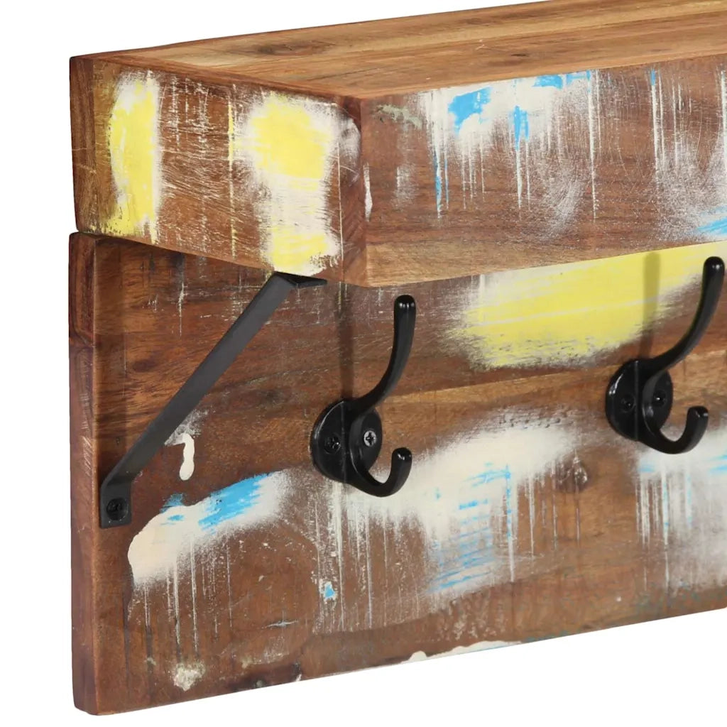 Appendiabiti Multicolore Legno massello di recupero 4102747