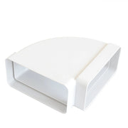 First 120x60mm a 90° curva gomito orizzontale ff per tubi rettangolari aerazione cappa