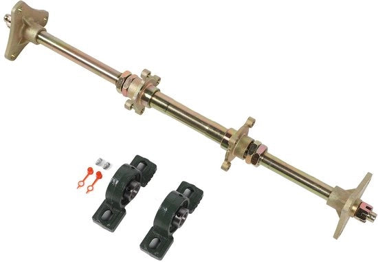 Kit di rimorchi per kart - Completo per la trasformazione di skelter - 24 pollici - Ideale per kart in kit per l'auto-manutenzione - Incluso nastro adesivo e bullone per la fissazione