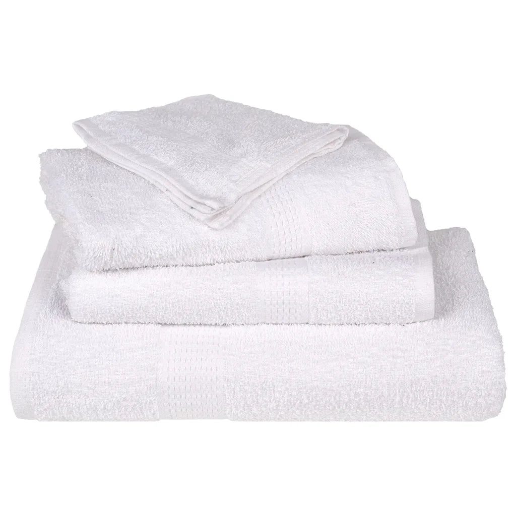 Asciugamani per sauna FROGN 10 pezzi Bianco 80x200 cm 360 g/m² 136663