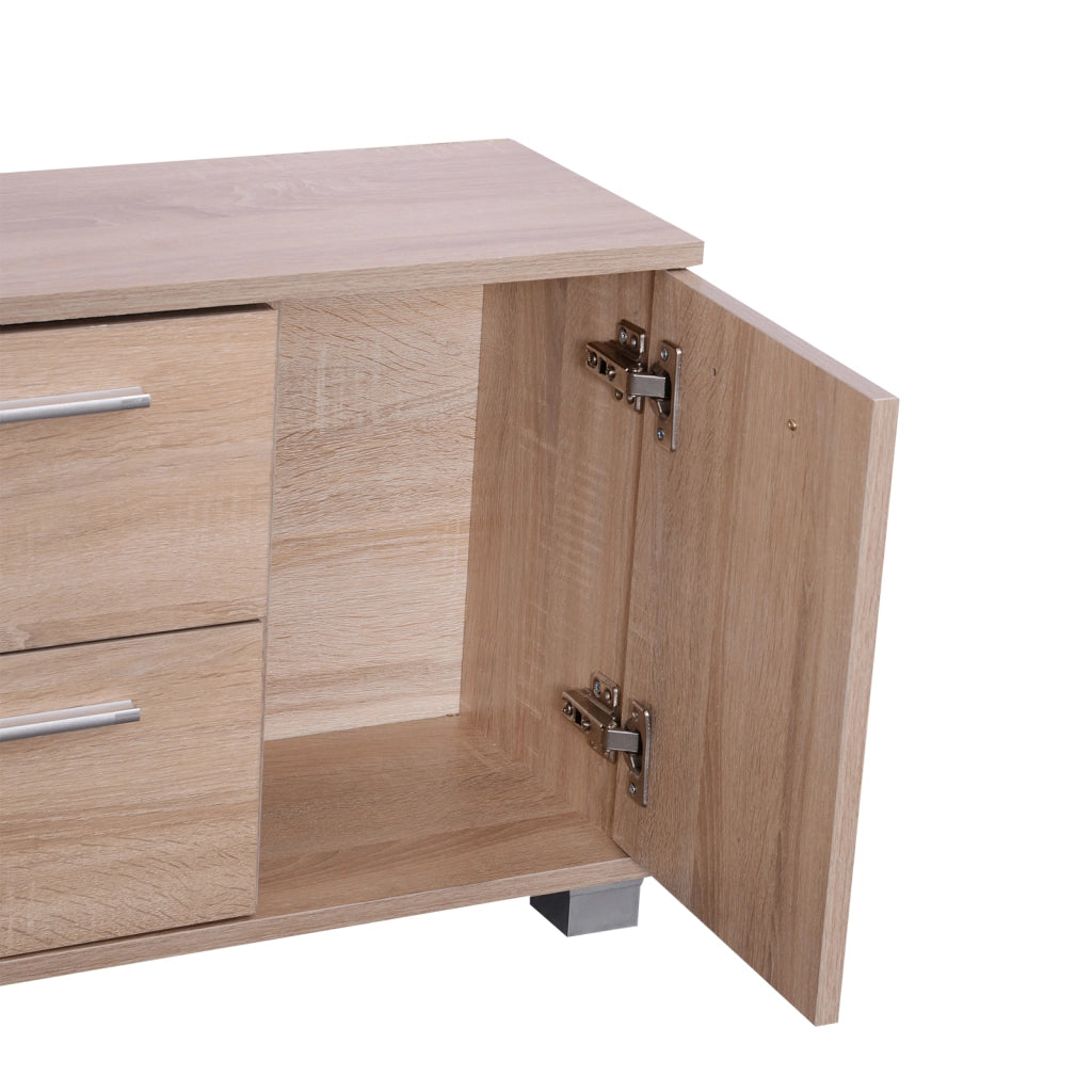 Armadio Guardaroba con Specchio e Scarpiera ¨C Minimal ¨C Quercia 90x21.5x116cm