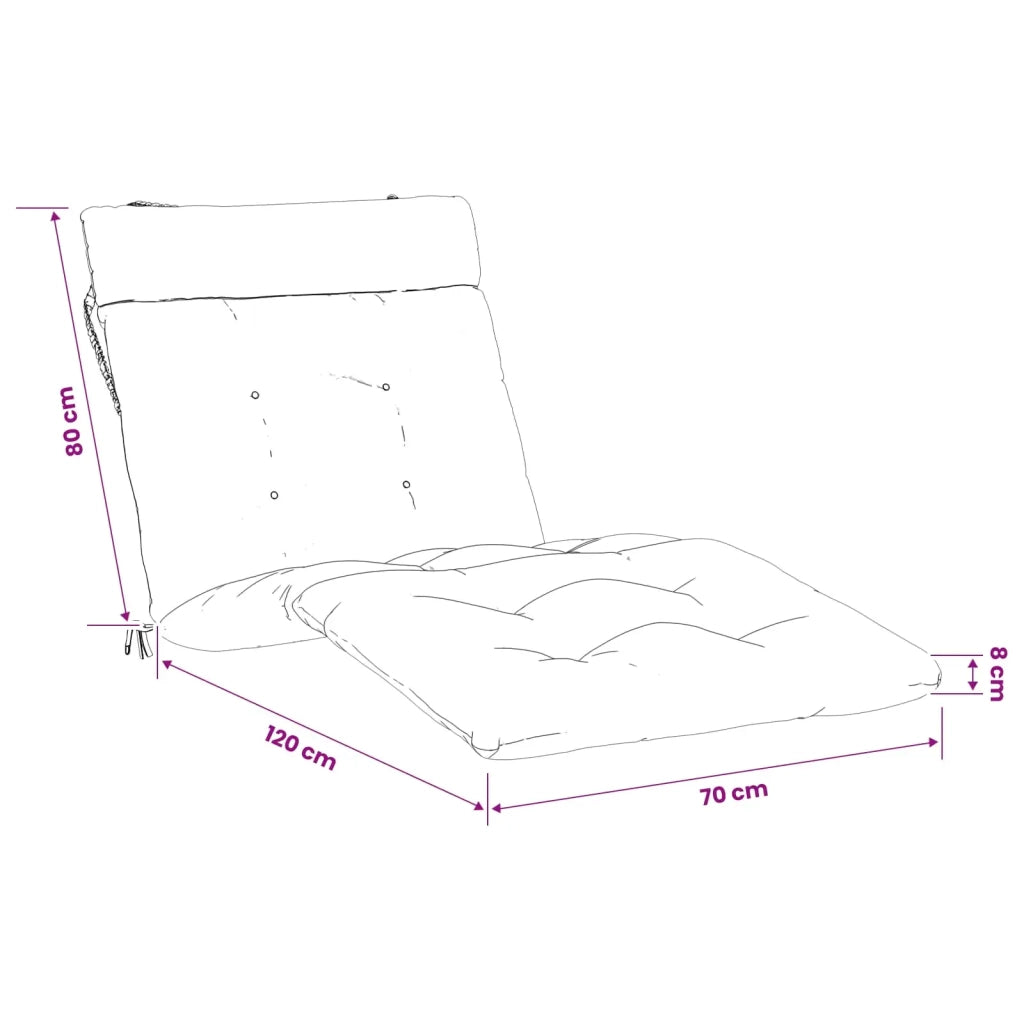Cuscino per Lettino VIANEN 100% Poliestere Sabbia 953918