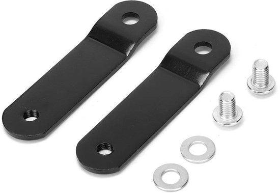 Kit di Elevazione del Serbatoio - Universale per Motocicli - Materiale Resistente all'Usura - Installazione Facile - Progettazione Pratica - 76 mm / 65 mm - Kit di Elevazione del Serbatoio