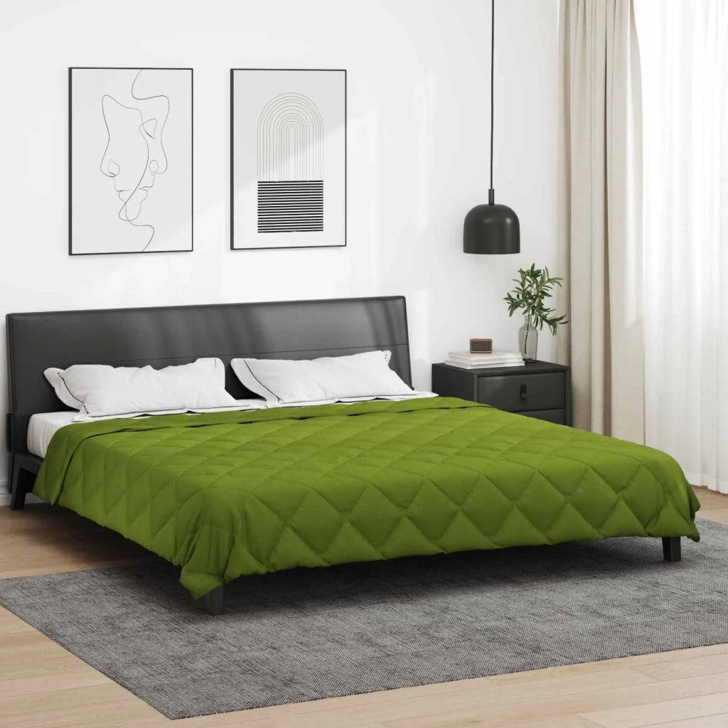 Piumone | Duvet Estivo Verde 220 x 200 cm Microfibra