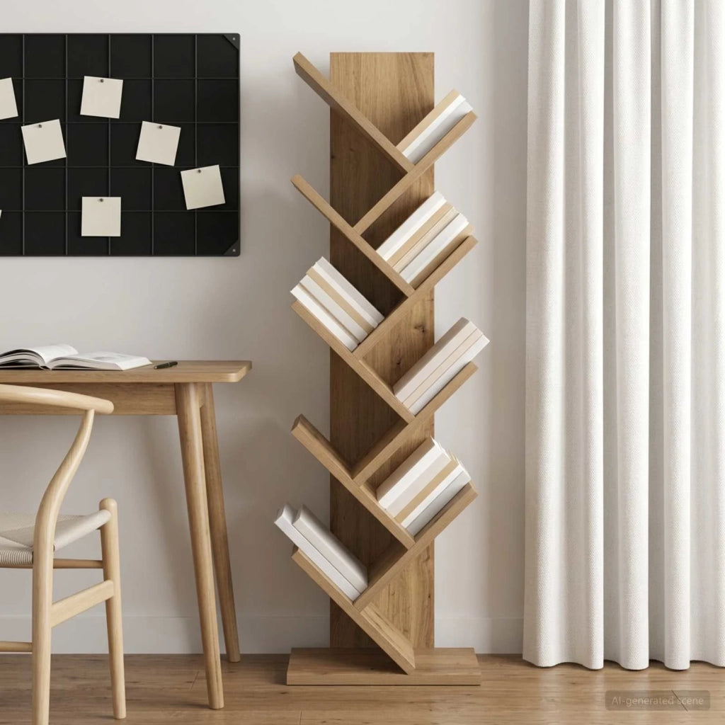 Libreria ad Albero 6 Ripiani 30 x 18 x 100 cm 8012379