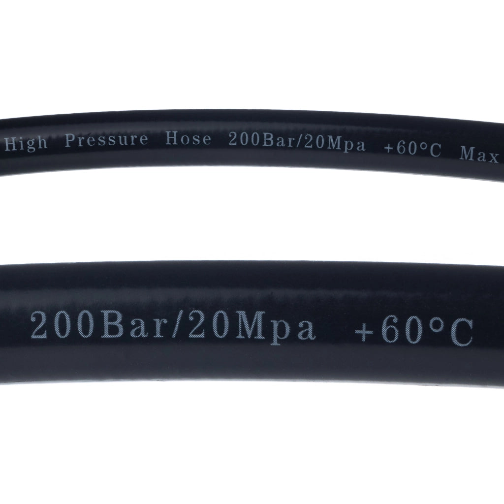 Tubo Alta Pressione 10m – Click Connect, Nylon, PVC | Max 200 Bar, 60°C