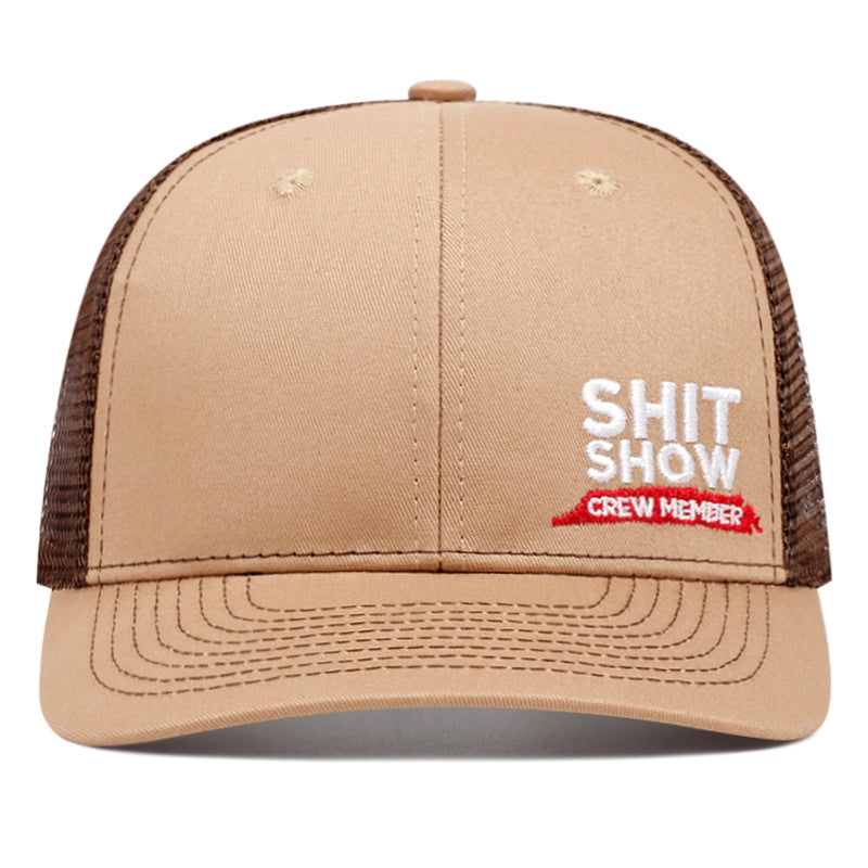 MEMBRO DELLA CREW SHIT SHOW Cappellino da baseball color kaki