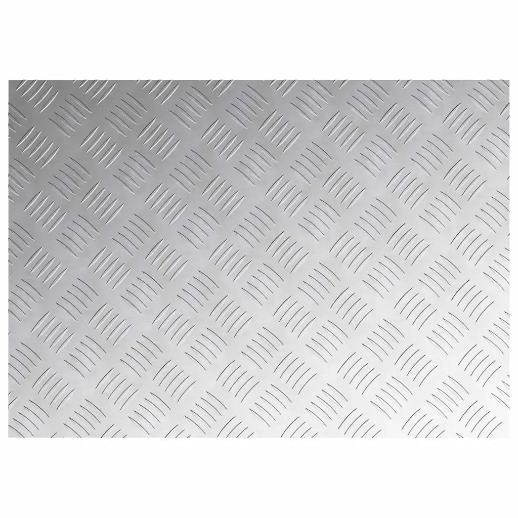Gradini per Scale 4 pz | Tappetini per scale autoadesivi Argento 70 x 50 cm Alluminio
