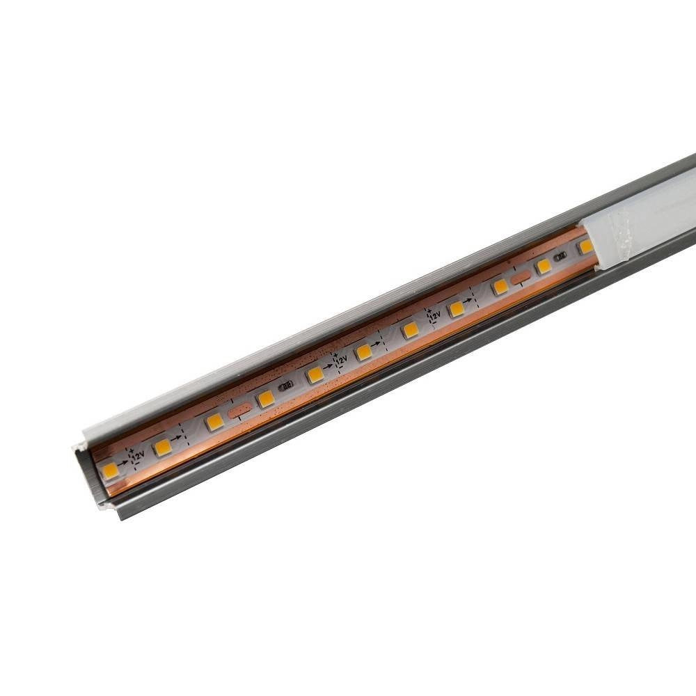 Trade Shop - Kit 3pz Barra Led 36w Profilo Alimentatore 12v Luce 4000k Dimmerabile Sensore Touch -