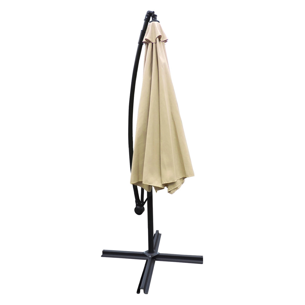 OAHUOmbrello offset rotondo 3m diametro beige