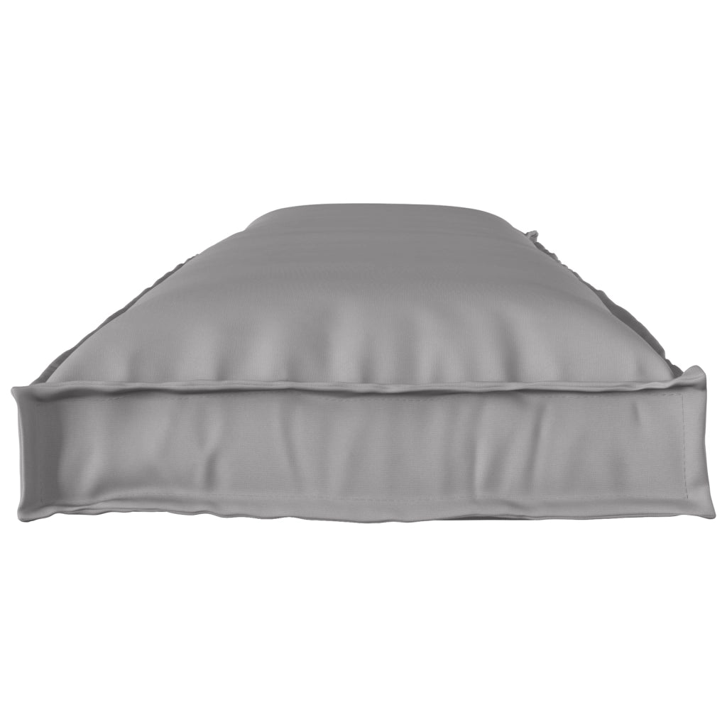 Cuscini per panchina 2 pezzi Grigio 150x40x8 cm Tessuto Oxford
