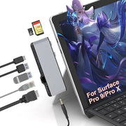 Docking Station con HDMI, USB, Ethernet, Slot SD/TF