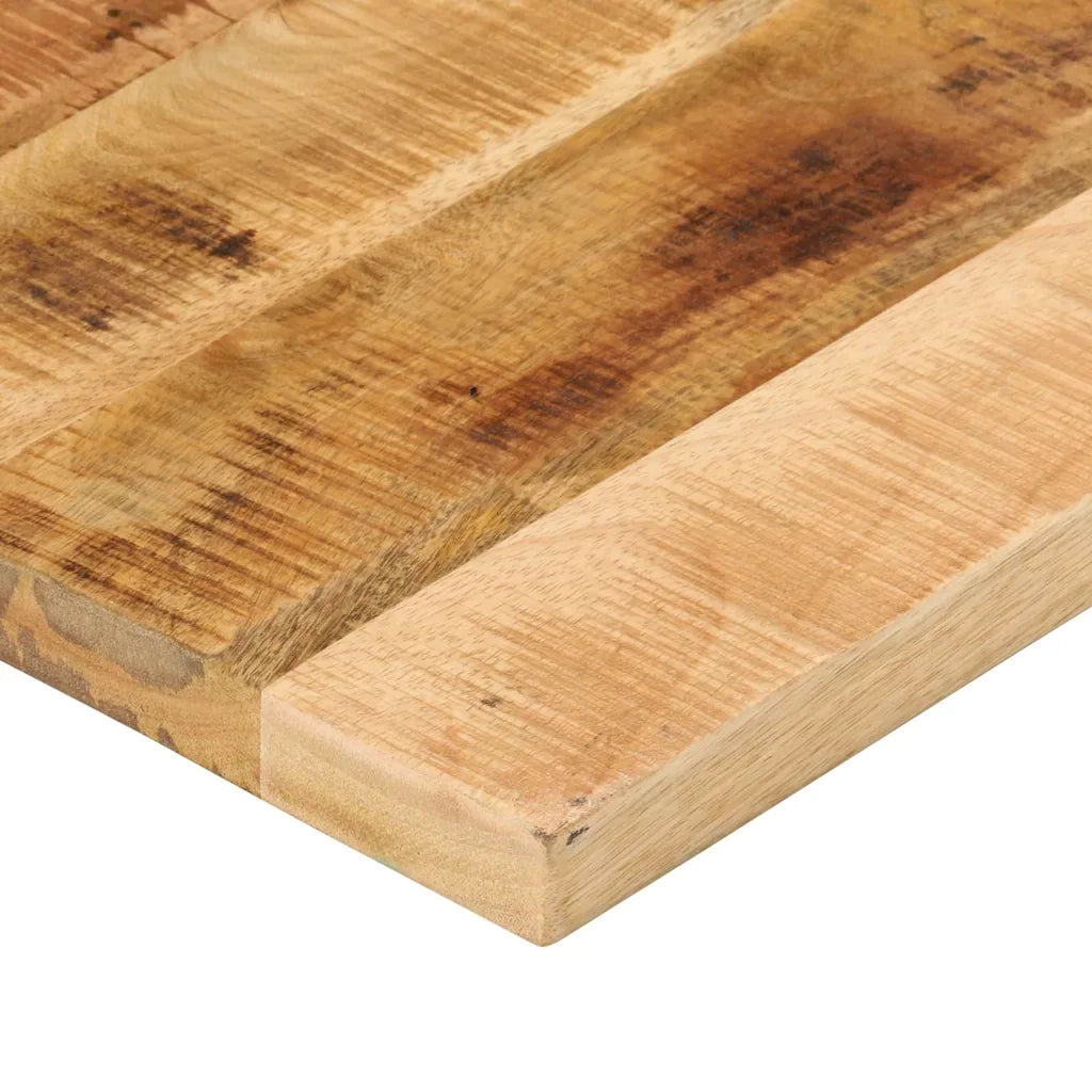 Piano per Tavolo 100x60x2,5 cm Rettangolare Legno Mango Grezzo 371334