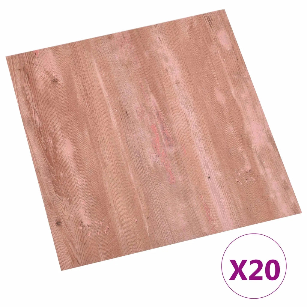 Plance per Pavimentazione Autoadesiva 30,5 x 30,5 cm 20 pcs PVC