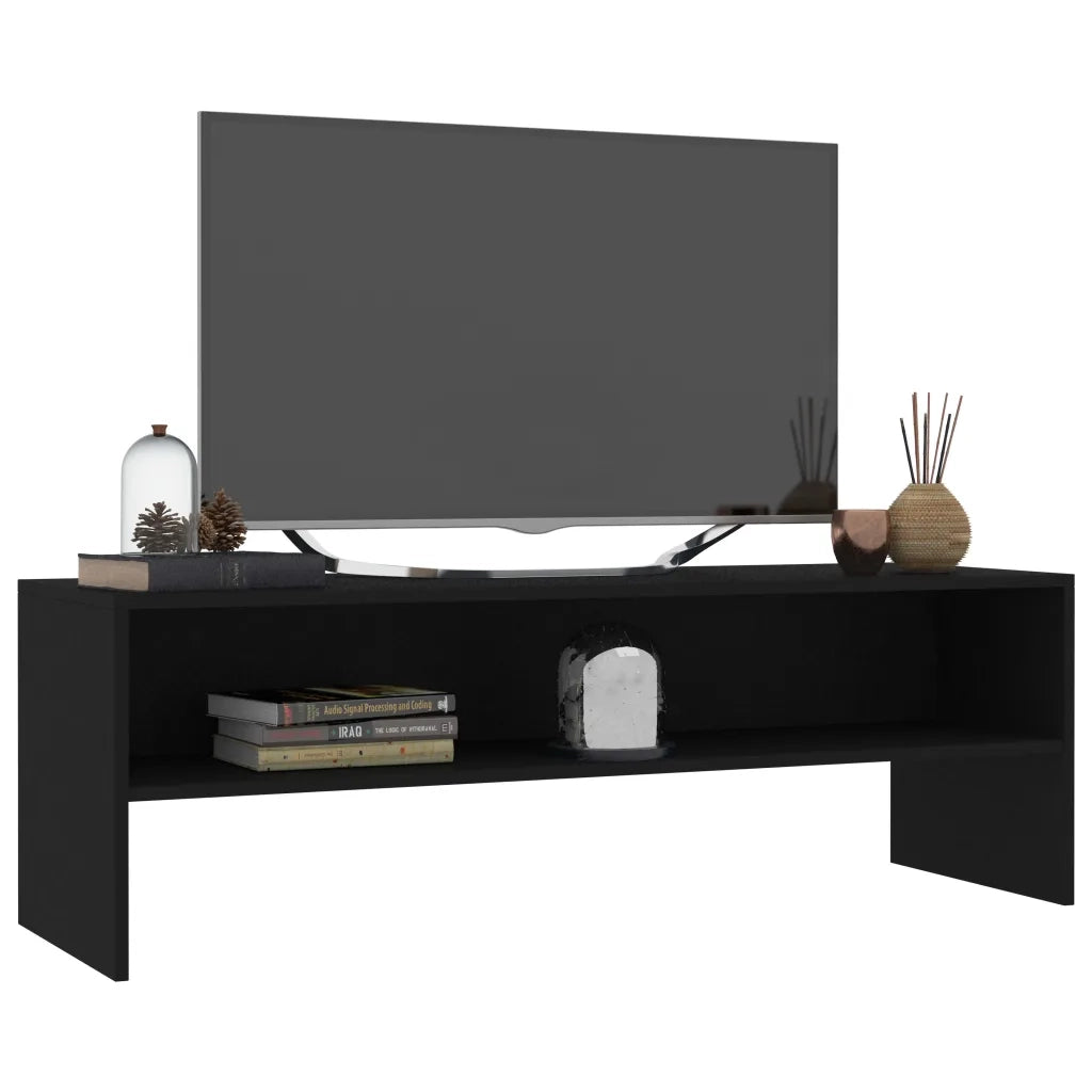 Mobile TV | Armadietto TV | Mobile Porta TV Nero 120x40x40 cm in Legno Multistrato