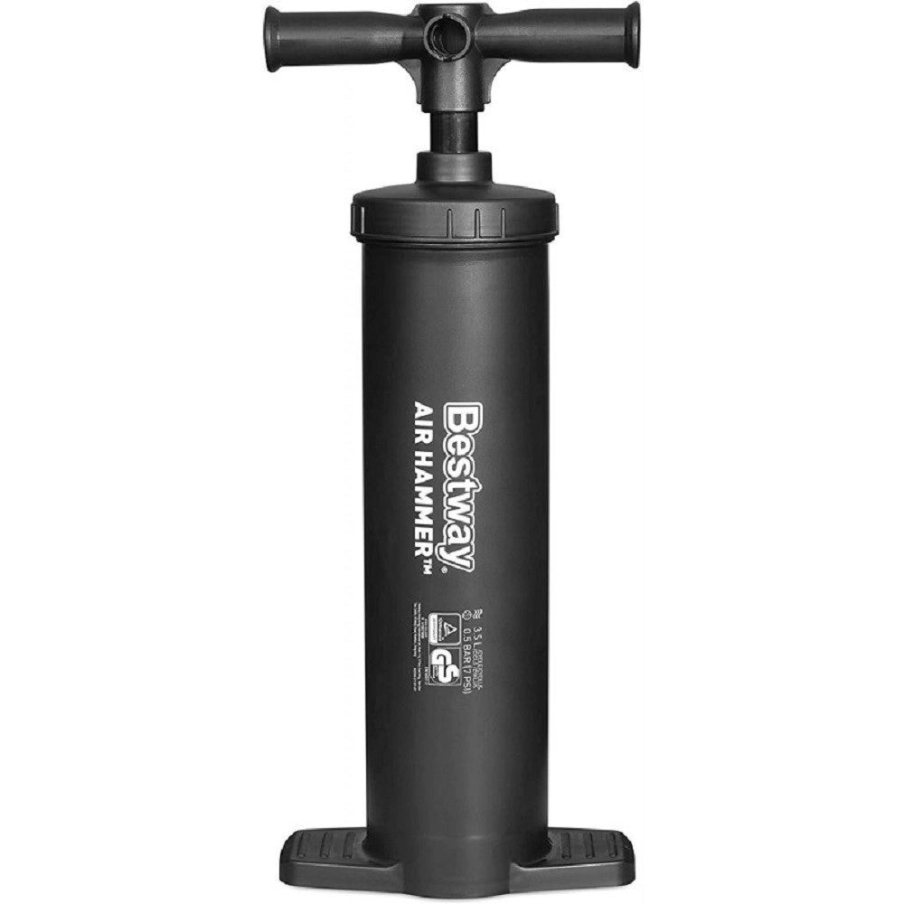 Trade Shop - Pompa Manuale Air Hammer Multifunzione Gonfia/sgonfia Volume 3.500 Cc 48cm 62030 -