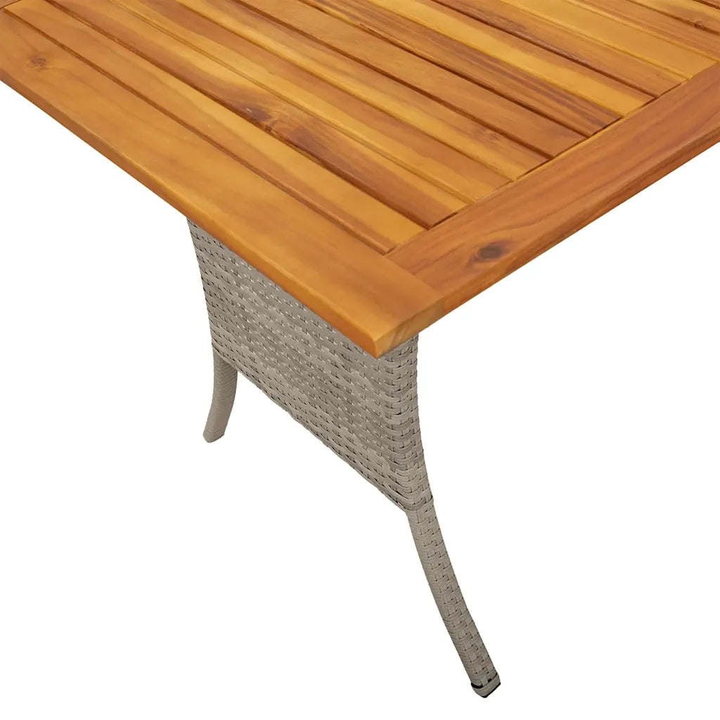 Set Divano da Giardino 6pz con Cuscini Grigio Chiaro Polyrattan 3324589