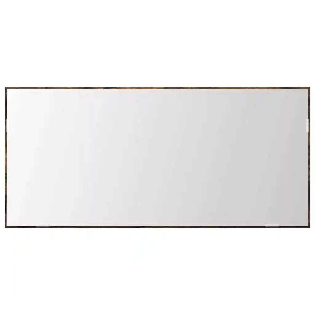 Specchio-Specchio per Bagno Marrone 80 x 37 cm Vetro e Legno Ingegnerizzato