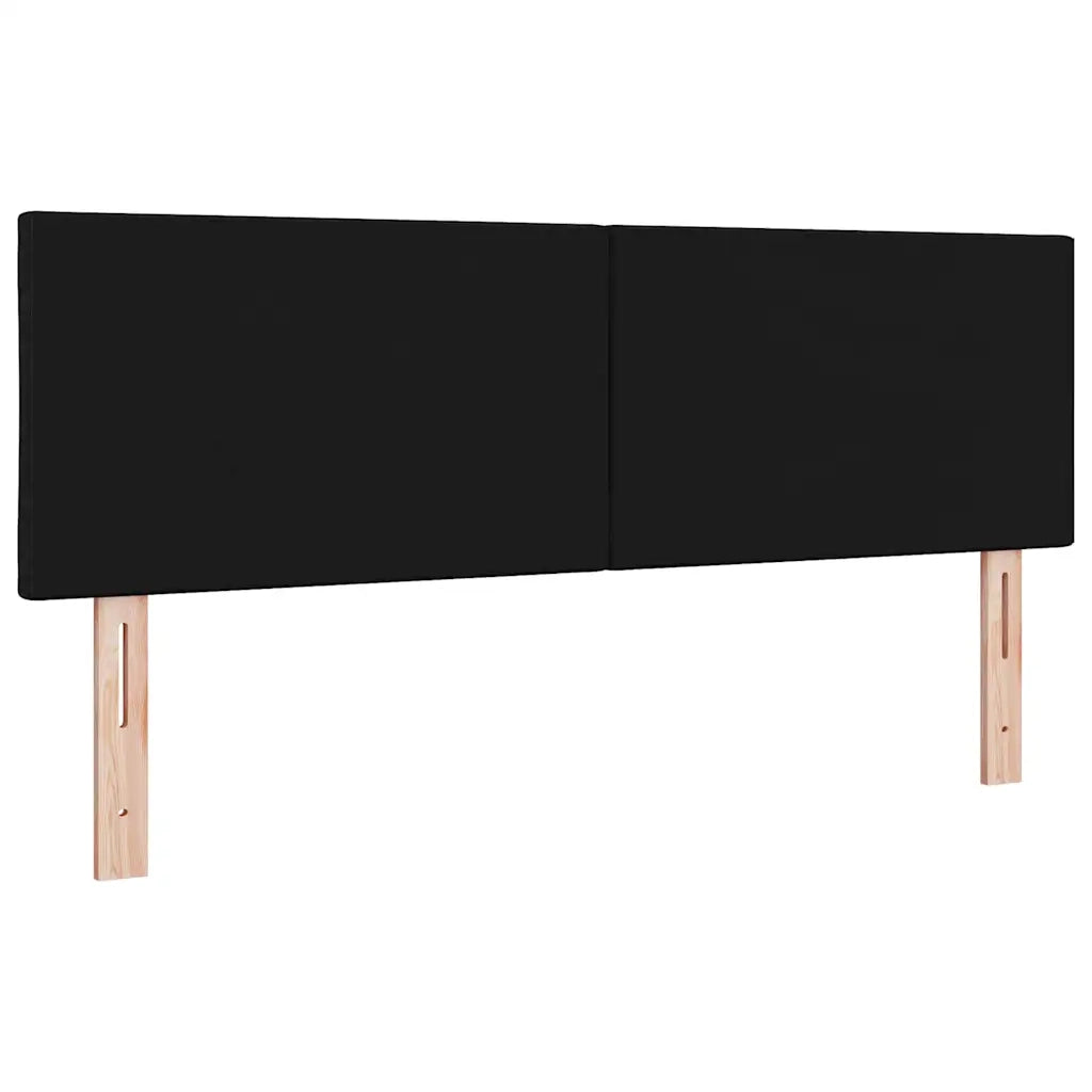 Testiera LED Nero 160 cm Tessuto 3338228