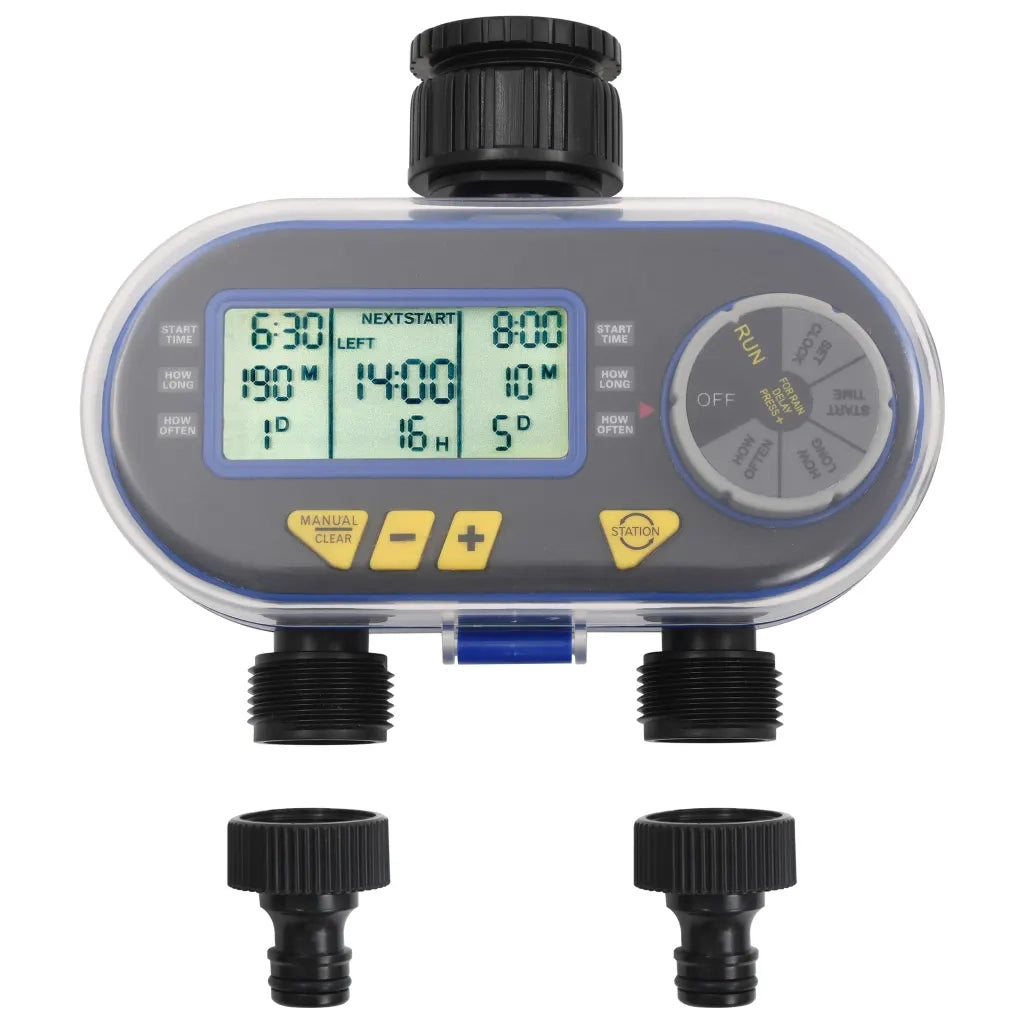 Timer per Irrigazione Automatico Digitale a Doppia Uscita CFW2734276