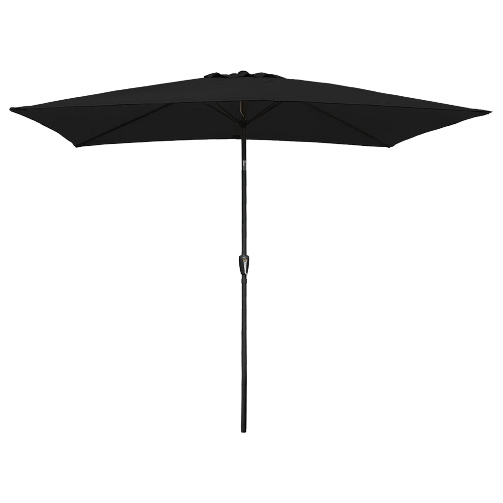 HAPUNAOmbrello rettangolare diritto 2x3m nero