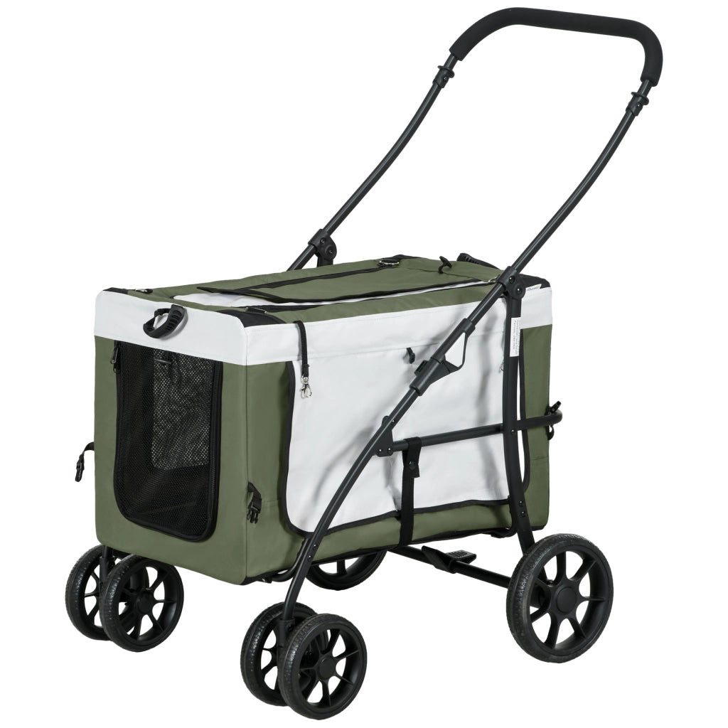 Carrello per Cani Pieghevole ¨C Minimal ¨C 81x58x97,5 cm Nero