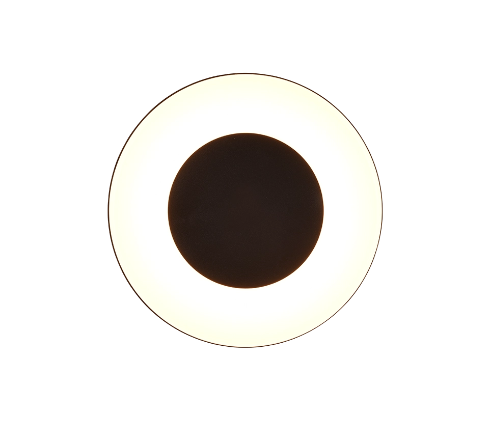 Applique da esterno LED, plastica, nero opaco, 25x25x8 cm, Morena