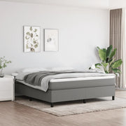 Struttura Letto a Rete a Molle Grigio Scuro 180x200 cm Tessuto 3120879