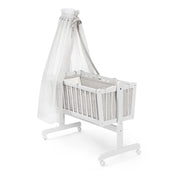 Lettino per bambini Bianco 40x90 con ruote Vitalispa
