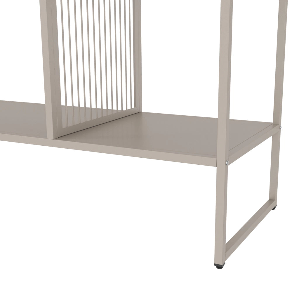 Scaffale in metallo color tortora EMILIA