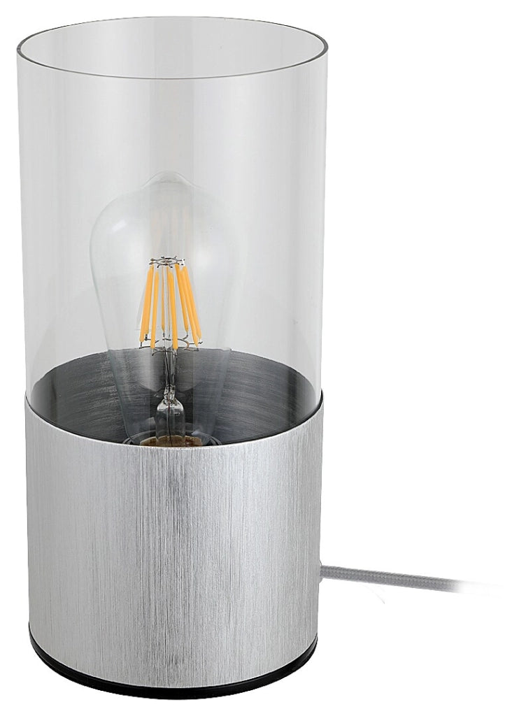 Lampada da tavolo moderna alluminio E27 Zelkova Rabalux