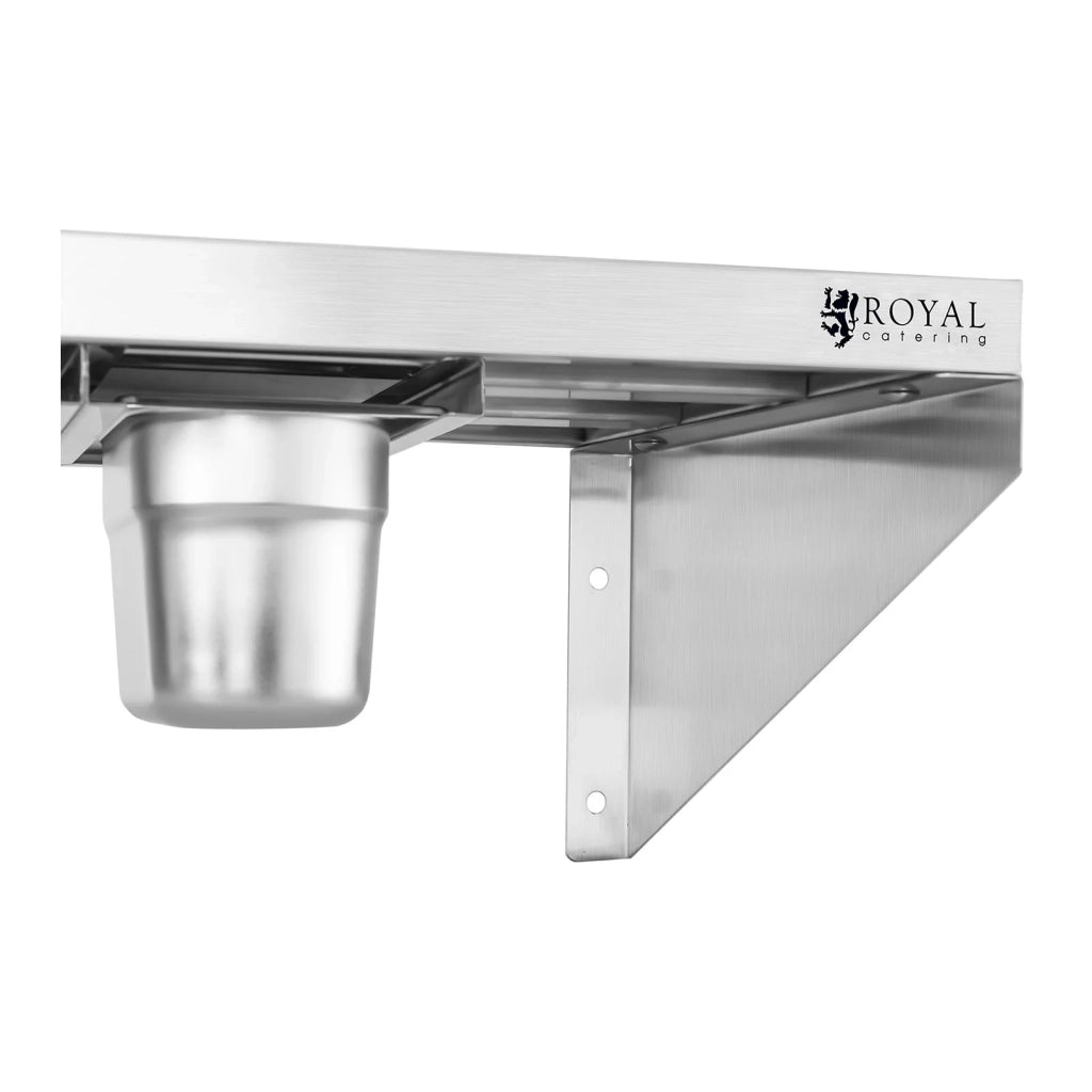 Porta spezie - 5 x 1/9 GN - 90 cm acciaio inox 14_0003172