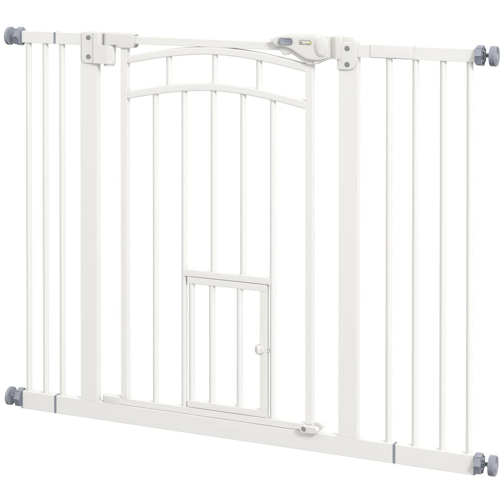 Barriera di Sicurezza per Cani ¨C zephmum ¨C Bianco 74-100 cm