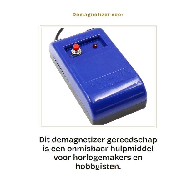 Demagnetizzatore per orologi e strumenti