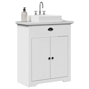 Mobile Lavabo da Bagno BODO Bianco 70x35x80 cm 4016863