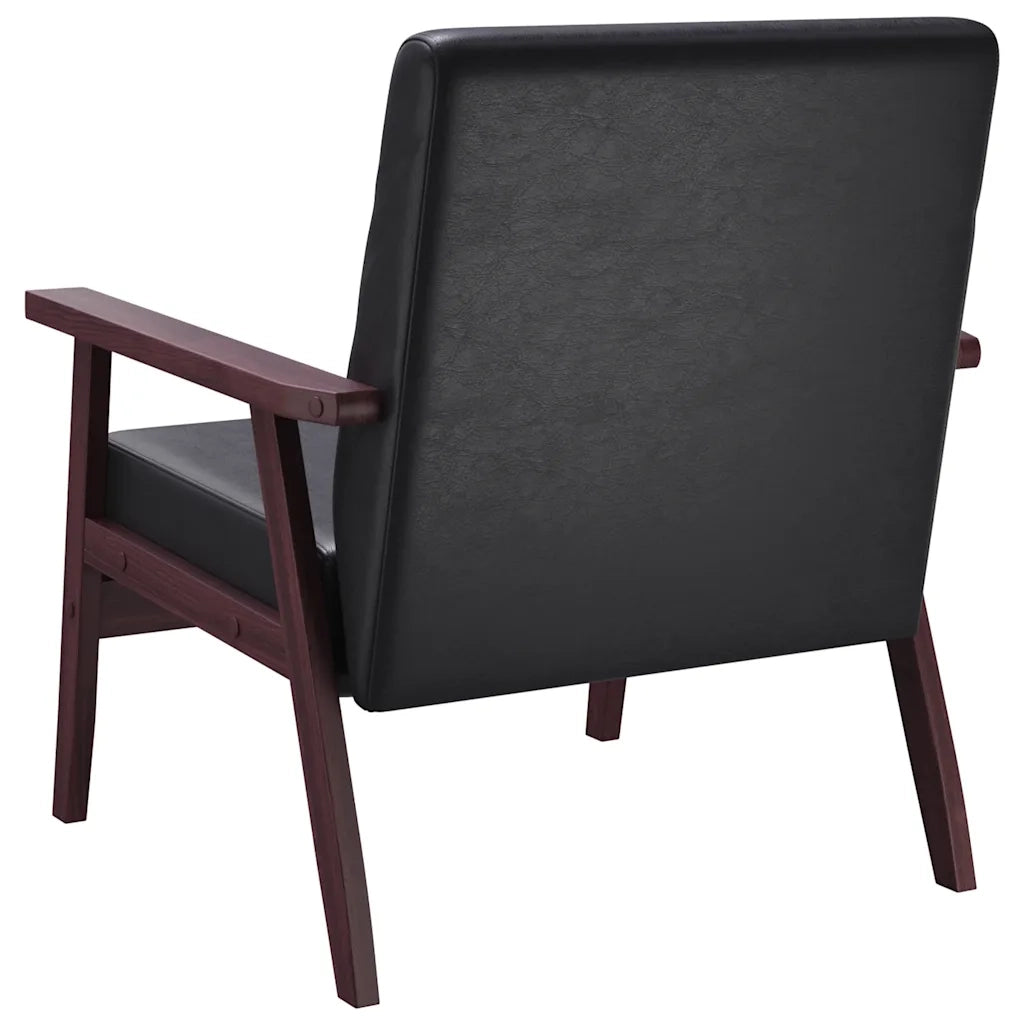 Poltrona Nera in Similpelle 248641