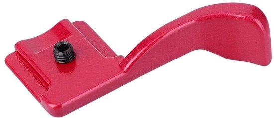Supporto per Hot Shoe in Alluminio - Adatto per Fuji X100/X100S/X-E1/X10/X-Pro1 - OM-D EM-5/PEN-F/E-P3/E-P1 - Materiale di Alta Qualità - Nero/Argento/Rosso - Supporto per Macchina Fotografica