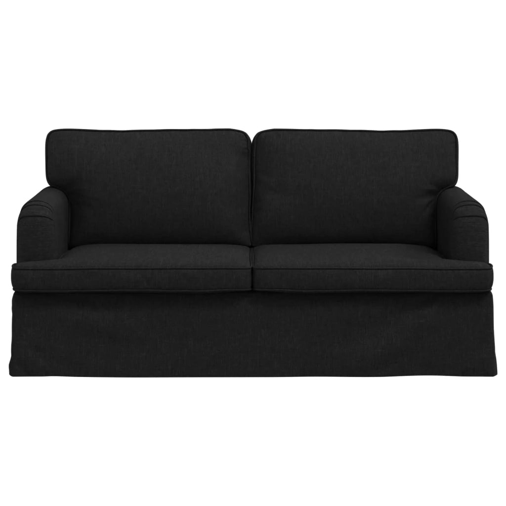 Divano | Divano da soggiorno | Sofa Nero 162 x 80 x 85 cm Tessuto