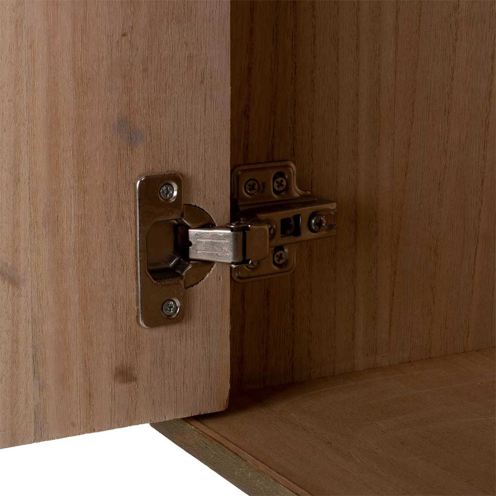 Comodino in legno marrone 40x35x71