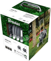 Slanghaspel con Tubo da Giardino - 30 m - Bianco/Argento - 8 pezzi