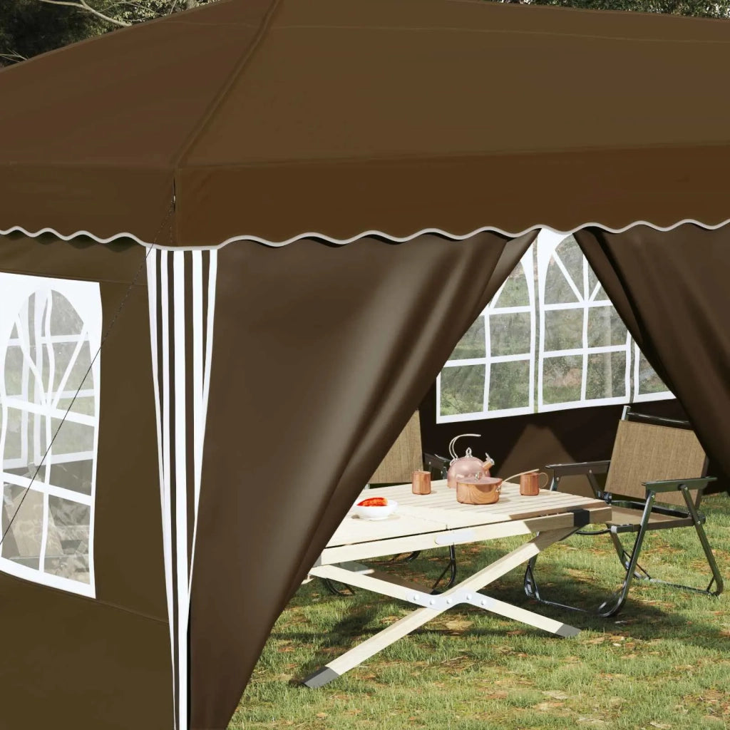 Tenda per feste a pop-up 575 x 288 x 245 cm Tortora 42019806