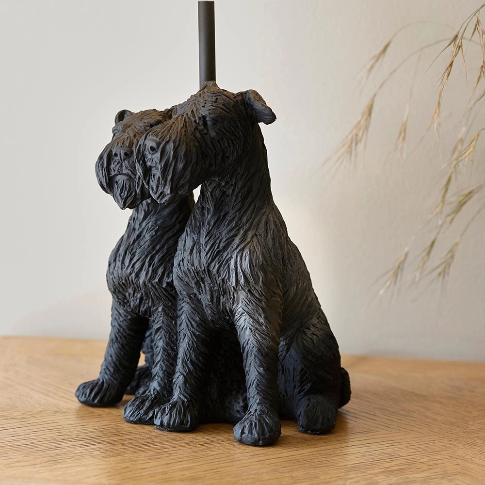 Lampada da tavolo Westie resina nera opaca E14 Endon